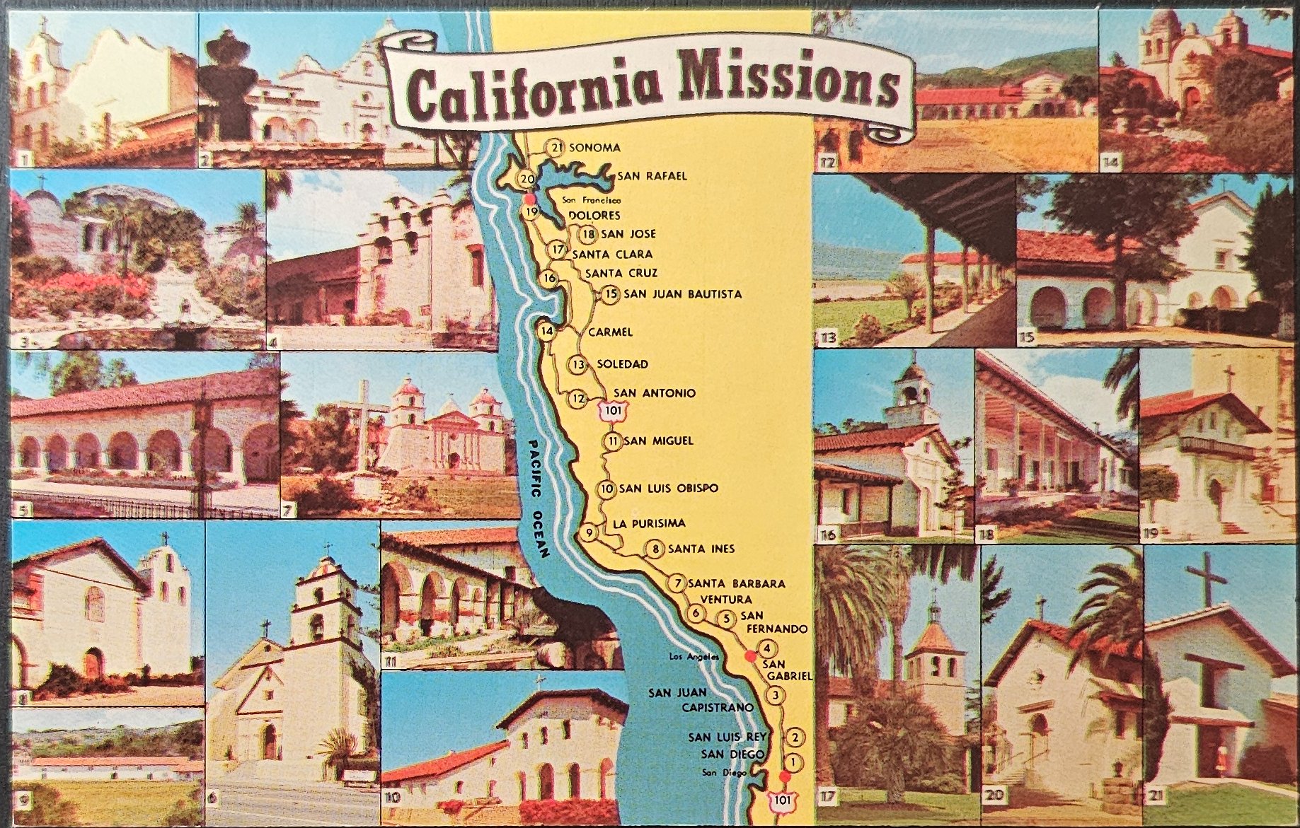 postcard USA - CA - California #0137 (image for) postcard USA - CA - California #0137